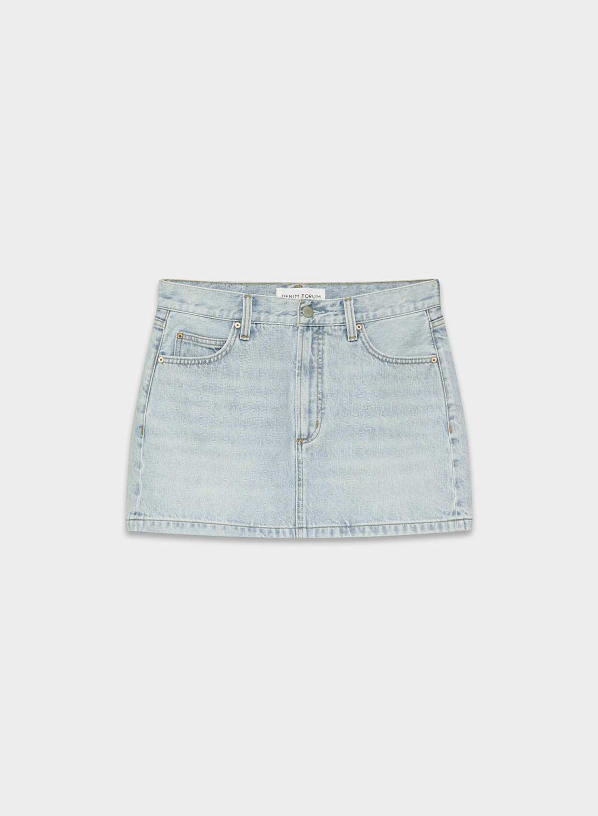 Denim Forum The '90s Ricci Denim Skirt - Image 2