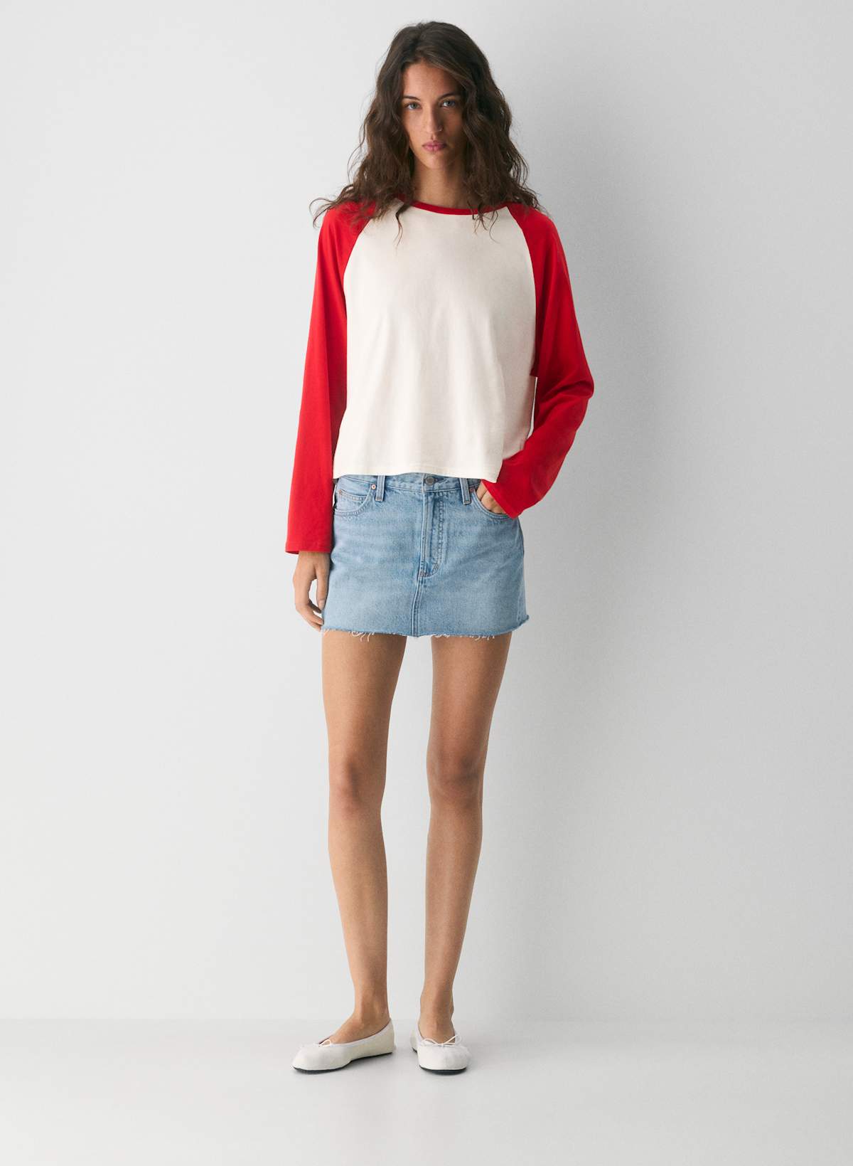 Denim Forum The ‘90s Ricci Micro Denim Skirt - Image 2