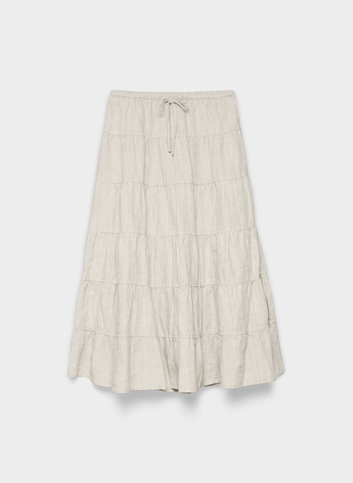 Bouquet Linen Skirt - Image 3