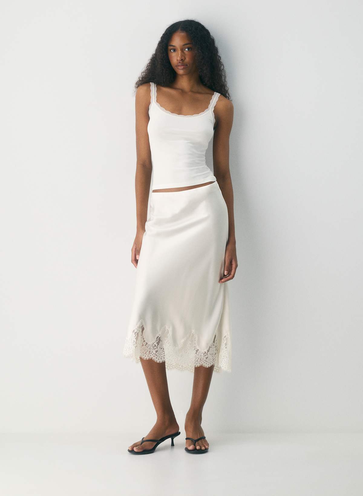 Henrietta Satin Skirt - Image 3
