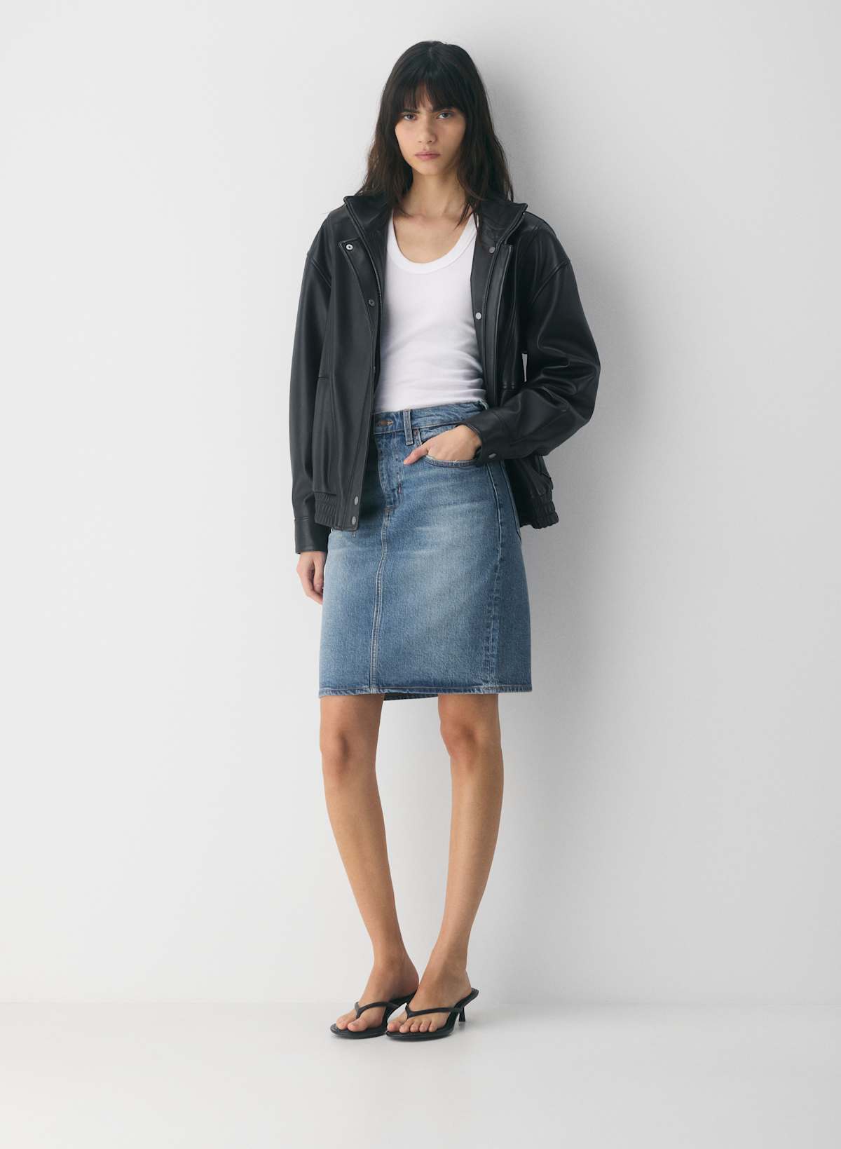 Denim Forum Mena Denim Skirt - Image 2