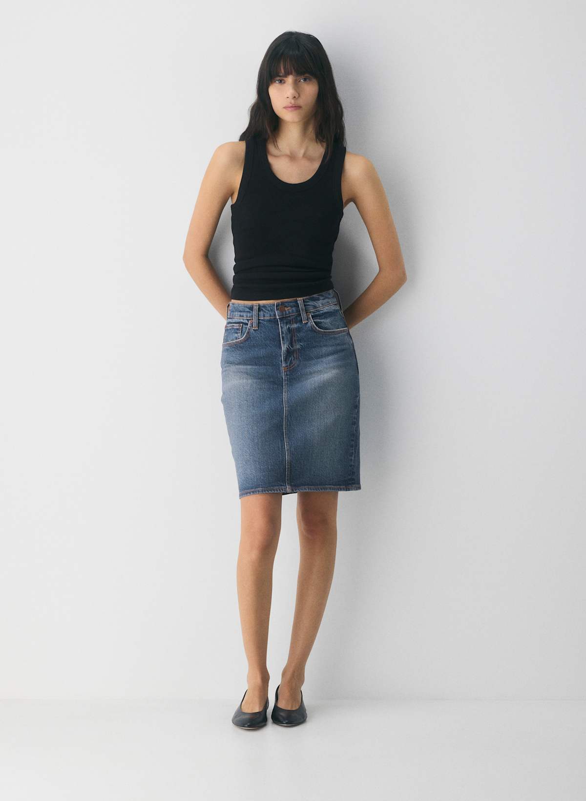 Denim Forum Mena Denim Skirt