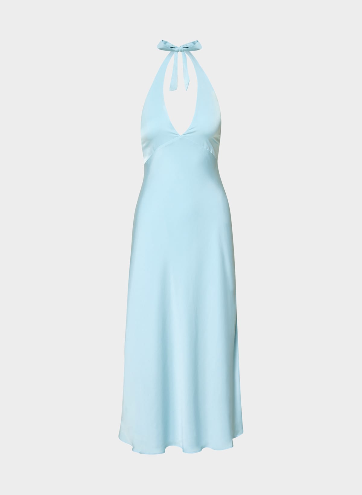 Nightscape Satin Halter Dress - Image 3