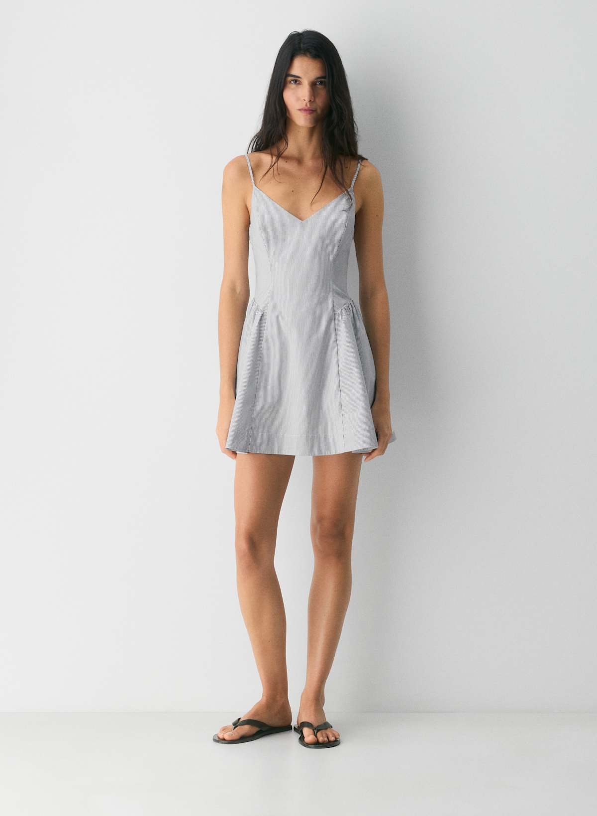 Technique Poplin Mini Cami Dress - Image 2