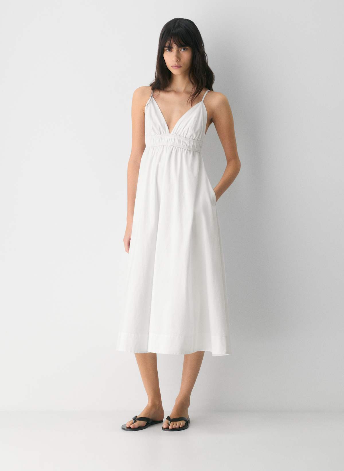 Encourage Poplin Cami Dress