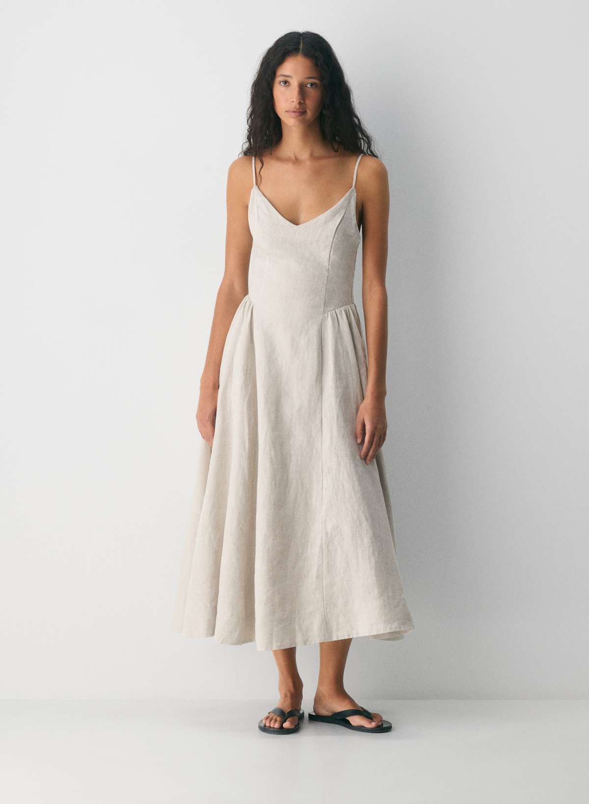 Technique Linen Dress