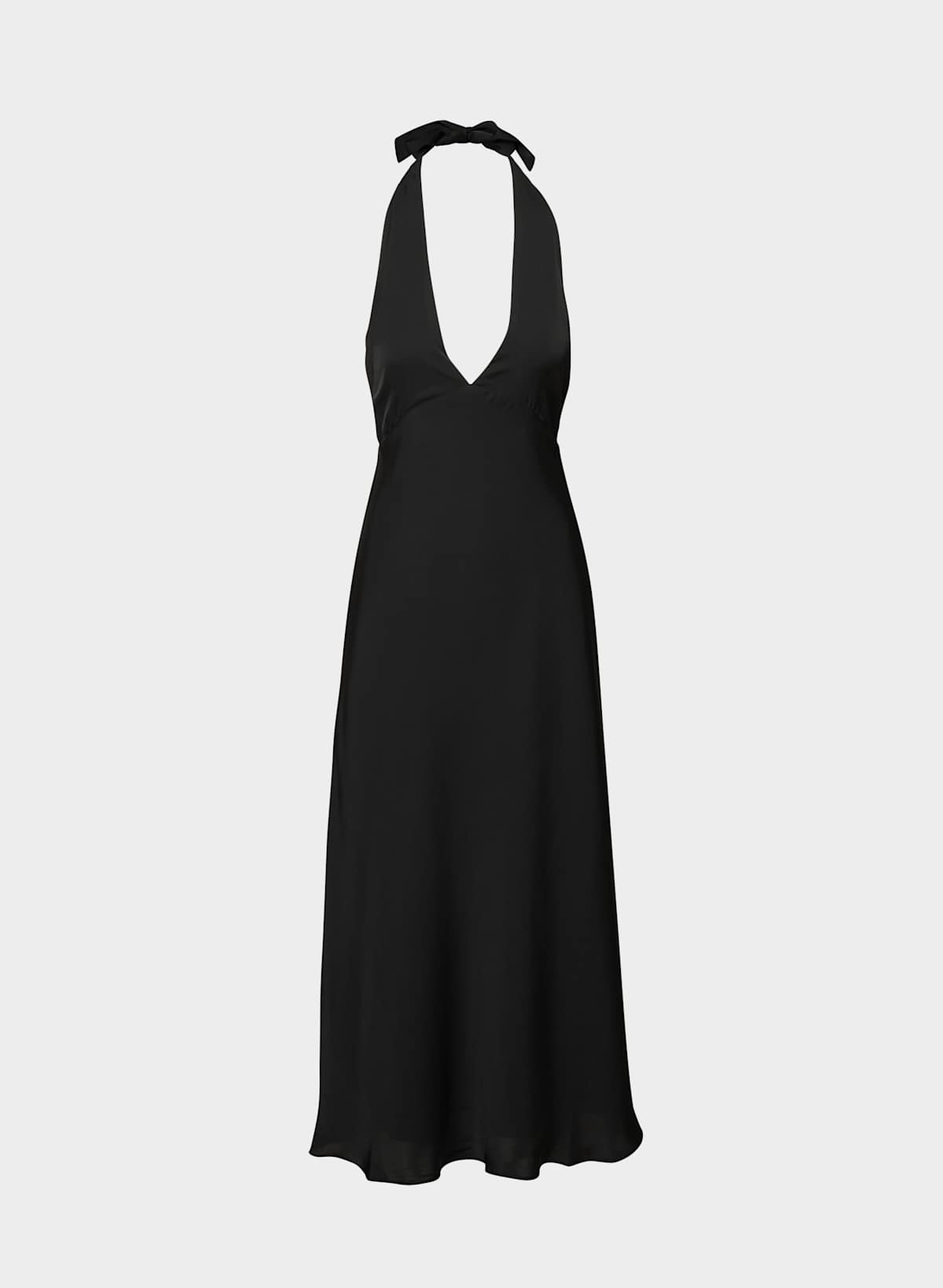 Nightscape Satin Halter Dress