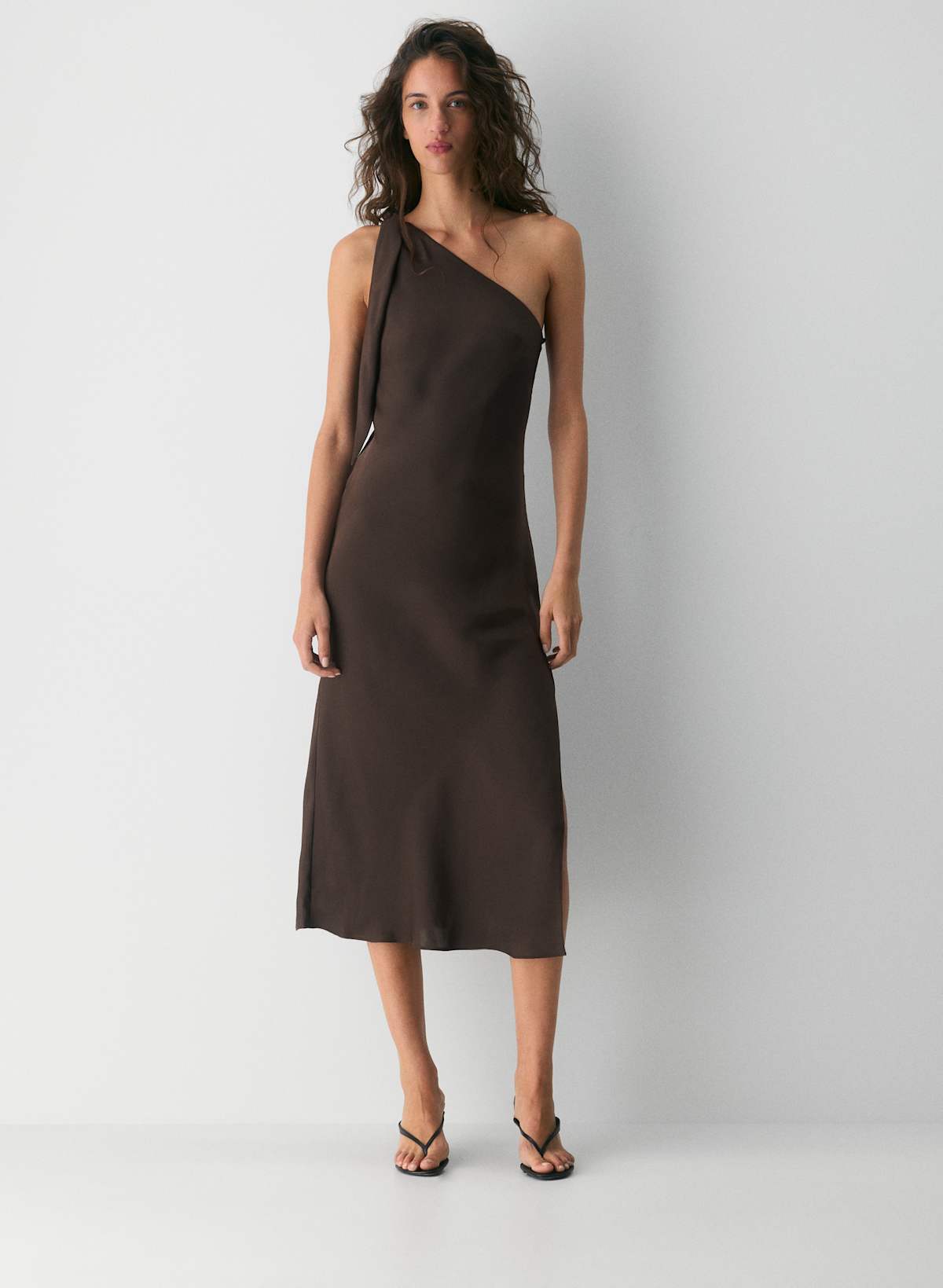 Champagne Satin Dress
