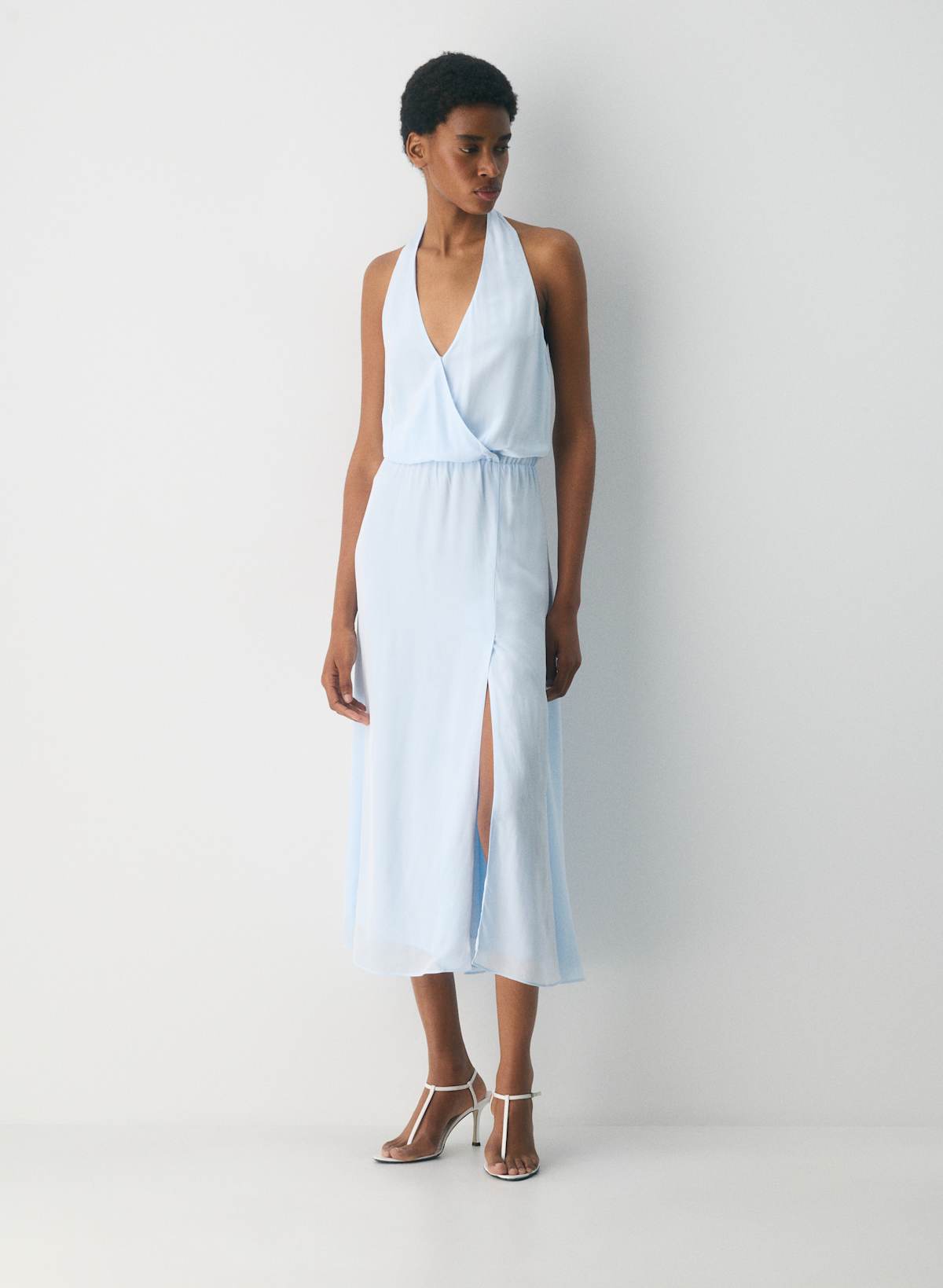 Skyward Halter Dress