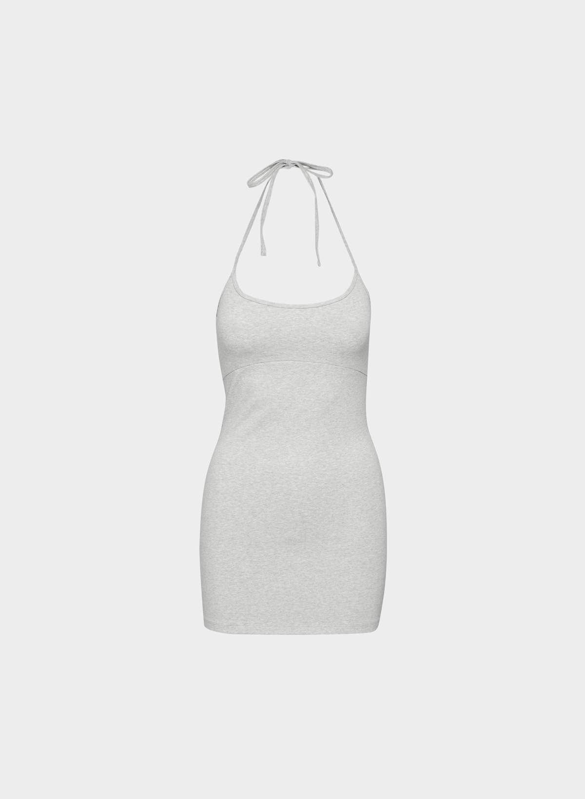 Homestretch Smooth Component Halter Dress - Image 2