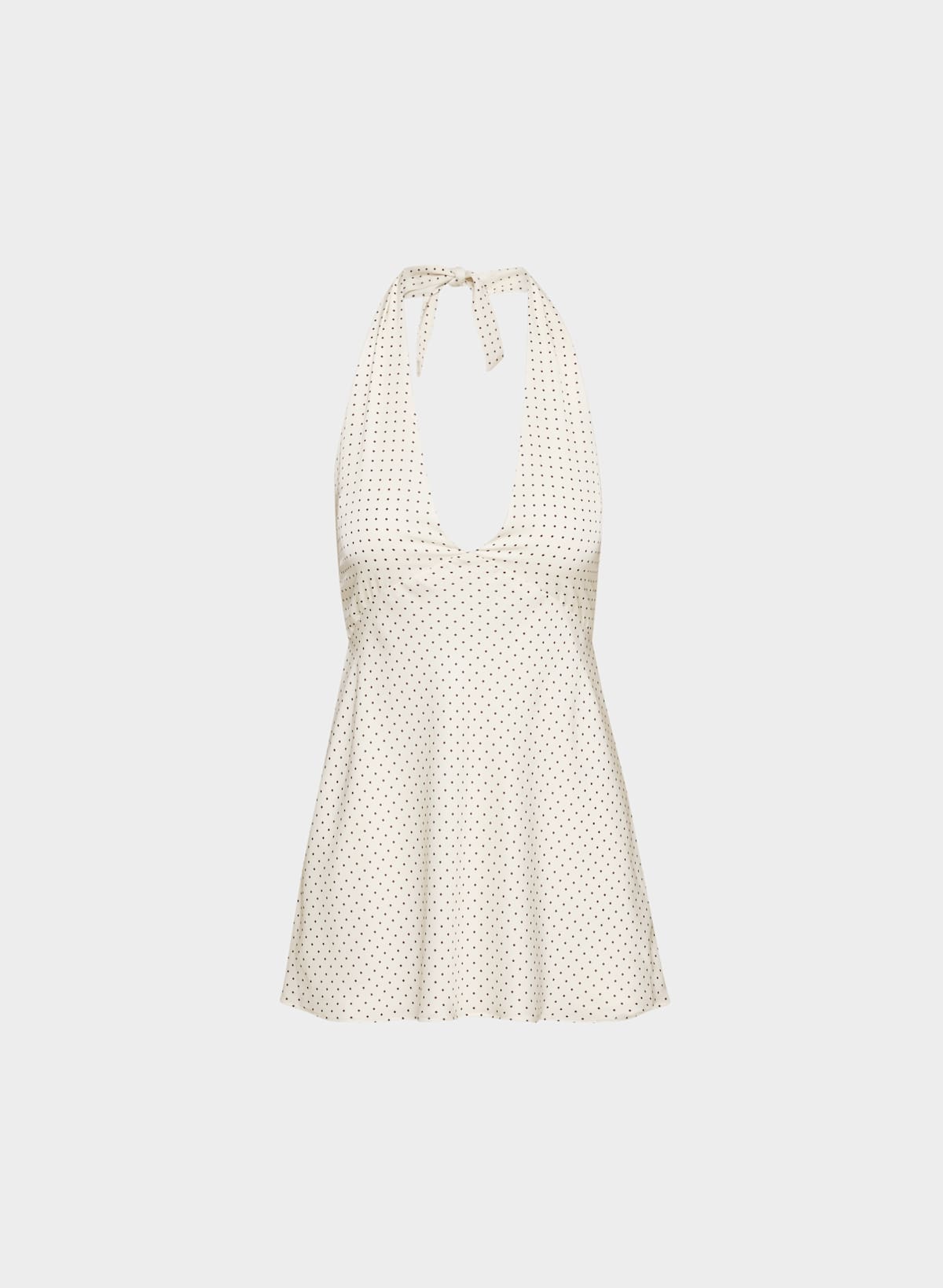 Nightscape Satin Halter Micro Dress - Image 2