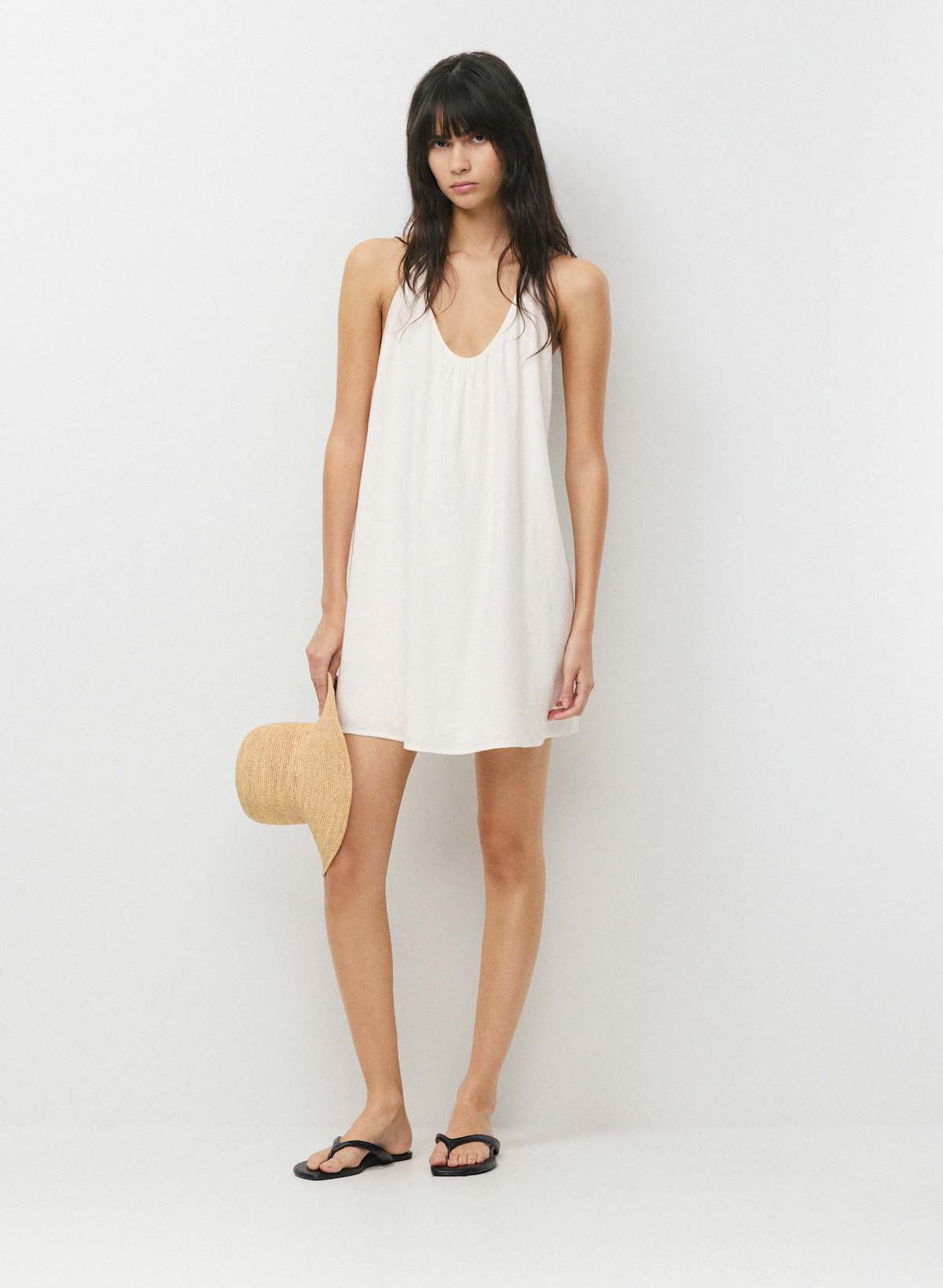 Bora Linen Halter Dress - Image 2