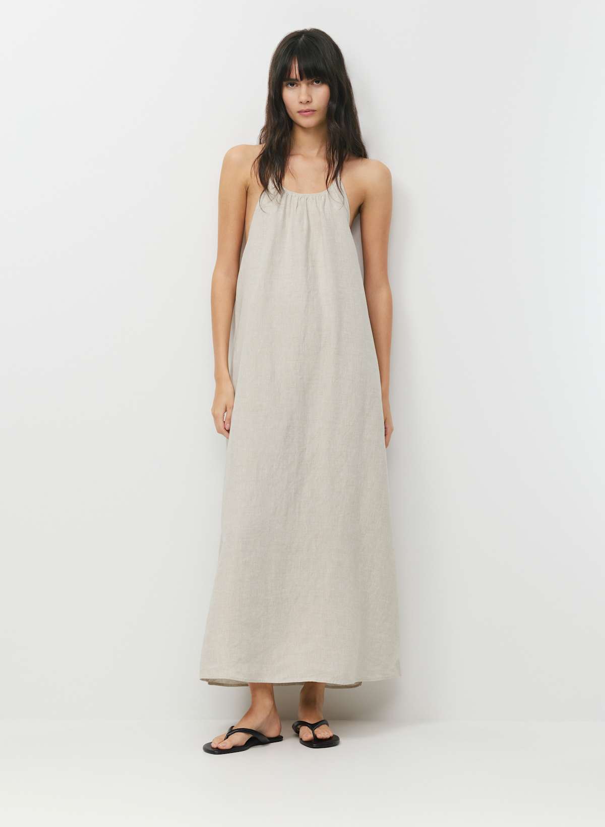 Sunpost Linen Halter Dress - Image 2