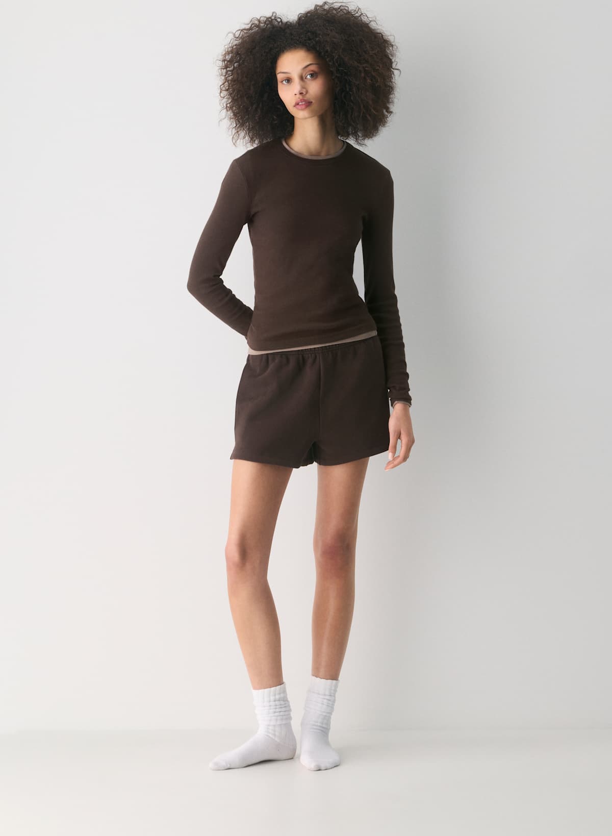 Cozy Sweatfleece Mega Hi-Rise Mini Short - Image 3