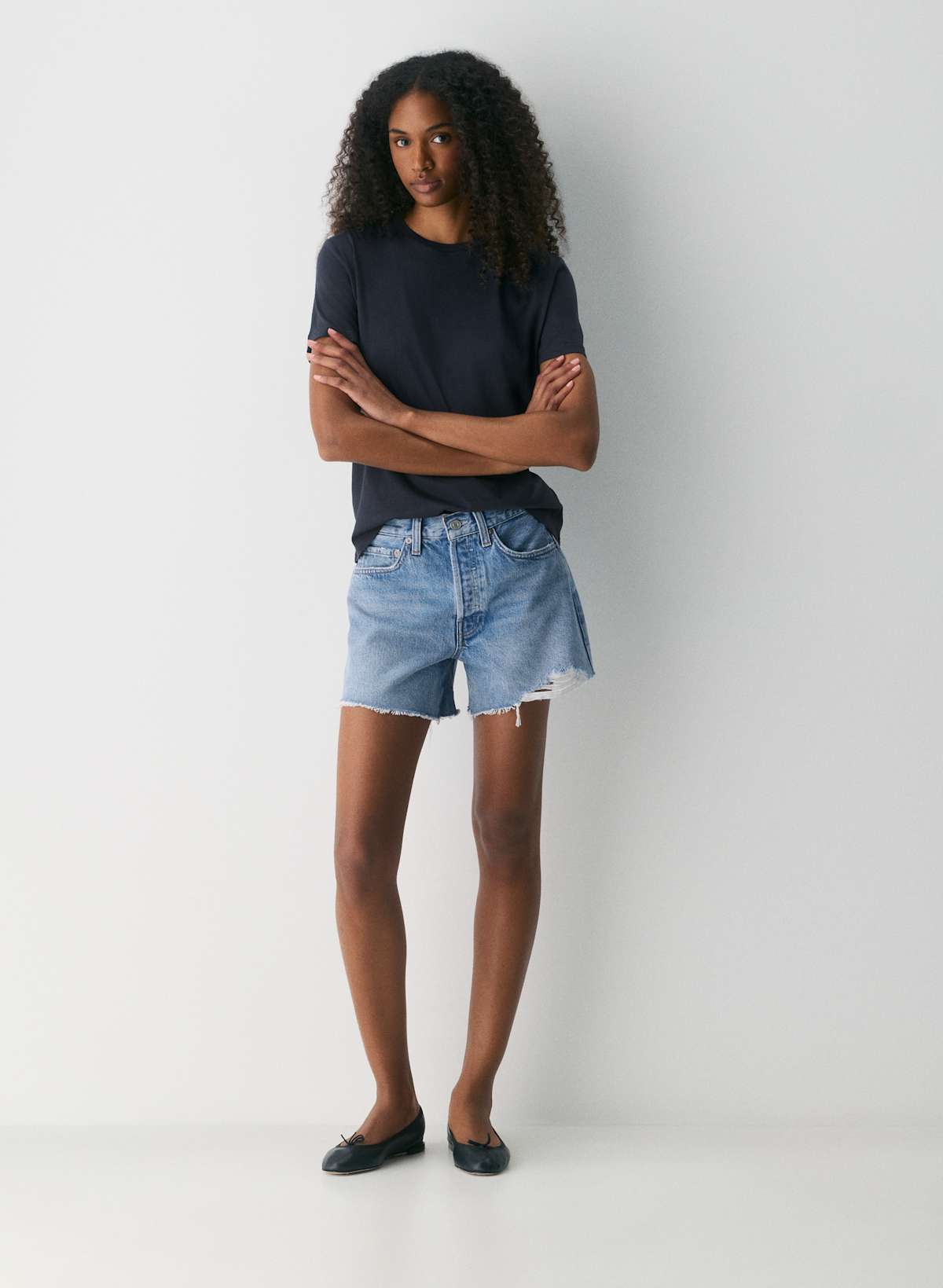 AGOLDE Parker Long Jean Short - Image 2