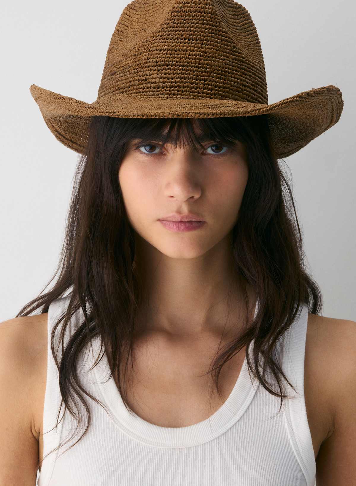 Lasso Raffia Cowboy Hat