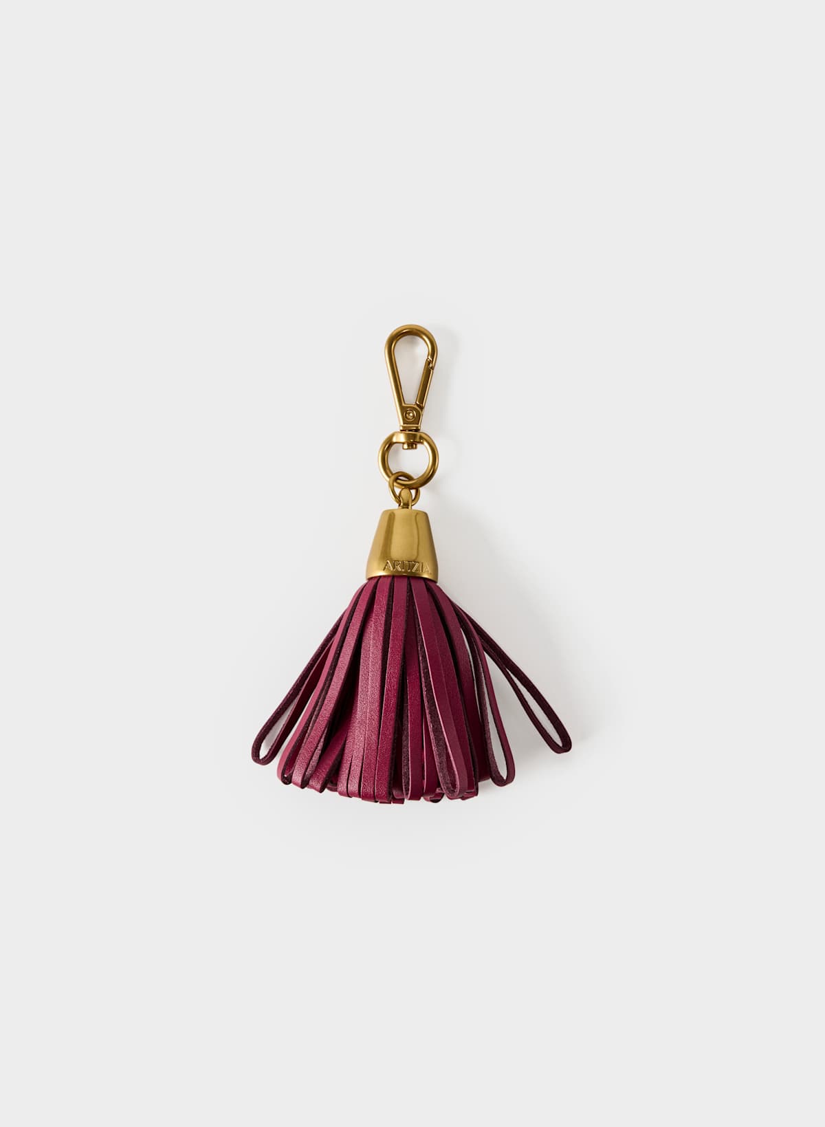 Tassel Leather Bag Charm - Image 2